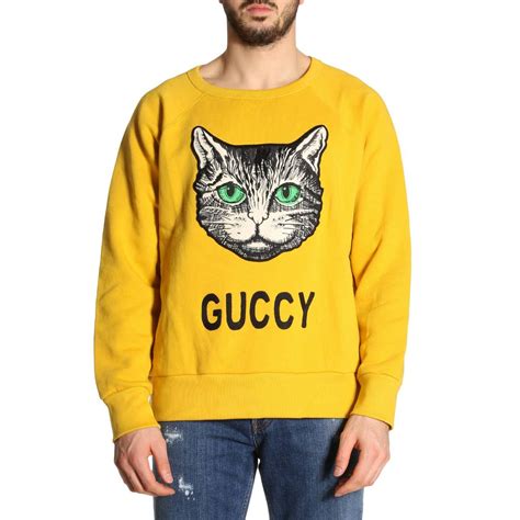 yellow mens gucci sweater|Gucci sweater men's cheap.